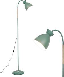 Amdelne Stehlampe Wohnzimmer Giraffe Waldgrün,