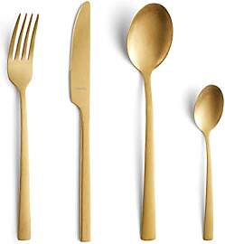 Amefa Besteckset MANILLE 16-teilig | Gold | PVD