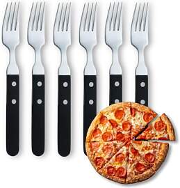 Amefa PIZZA 7000 Pizza-/ Steakgabel Set 6 Personen 