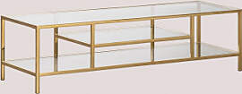 Amelia Tv-möbel 150x50 Cm Aus Glas Und Stahl