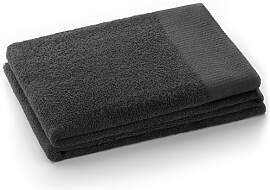 AmeliaHome Duschtuch 70x140 cm Grau 100% Baumwolle 