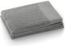 AmeliaHome Handtuch Stahl 50x100 cm 100% Baumwolle 