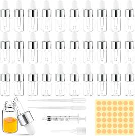 Amentalove 30 Stück Mini Pipettenflasche 3ml,