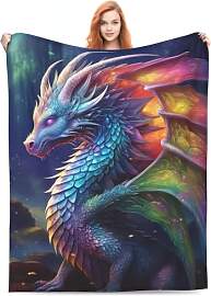 amepay Bunte Feen-Drachen-Decke, Geschenke für