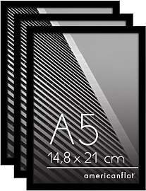 Americanflat Din A5 Bilderrahmen Set aus