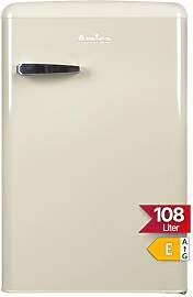 Amica KS 15615 B Retro Kühlschrank mit