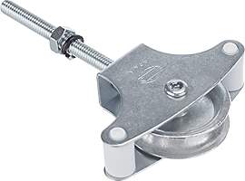 Amig - Umlenkrolle für Wäscheleine - Seilrolle,