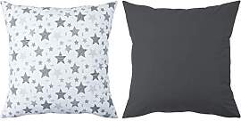 Amilian 2er-Set Dekokissen 80 x 80 cm mit Füllung 