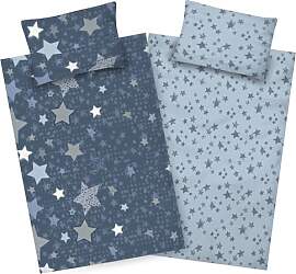 Aminata kids Kinder Biber Bettwäsche 100x135