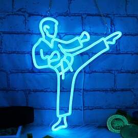Ammonite Karate Neonleuchtreklame, LED