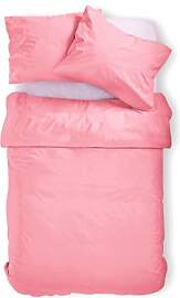 Amolavet Sommer Bettwäsche 155x220 Rosa Pink Uni