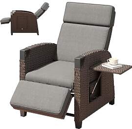 Amopatio Relaxliege Liegesessel, Rattan