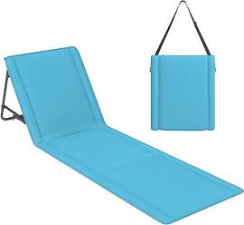Amopatio Strandmatte Klappbar mit Mehrstufig