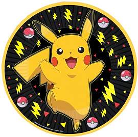 Amscan 9917104-66 Pokémon Pappteller für
