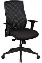 AMSTYLE Bürostuhl, SPM1.275 Stoff schwarz,