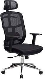 AMSTYLE Bürostuhl, SPM1.450 Stoff schwarz,