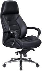 AMSTYLE XXL Chefsessel, SPM1.435 Leder schwarz,