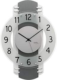 AMS Wanduhr 5618 - Funk-Wanduhr, Küchenuhr,