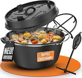 AMZBBQ® Premium Dutch Oven – Doppelt