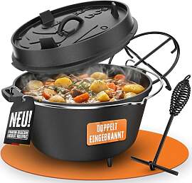AMZBBQ® Premium Dutch Oven – Doppelt