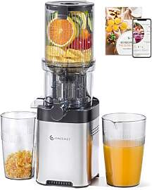 AMZCHEF Entsafter Slow Juicer – 115MM