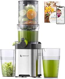 AMZCHEF Entsafter - Slow Juicer mit 120MM Breite