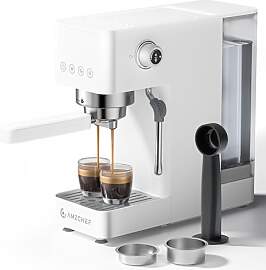 AMZCHEF Siebträgermaschine 20 Bar