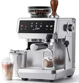 AMZCHEF Siebträgermaschine, 20 Bar