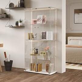 Anajqaqia Sammler-Vitrine, Glas-Vitrine mit LED, 4 