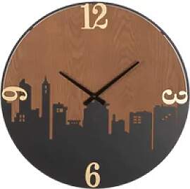 Analoge Wanduhr Mauro Ferretti City