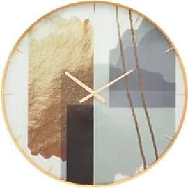 Analoge Wanduhr Mauro Ferretti Glass motif