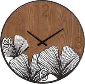 Analoge Wanduhr Mauro Ferretti Super Wood/Leaf