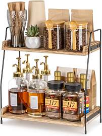 ANBOXIT Kaffee Organizer, Küchen Organizer Holz,