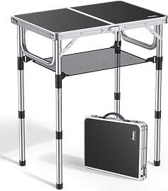 Anbte Campingtisch Klapptisch 60x40cm Aluminium