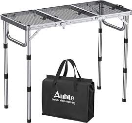 Anbte Campingtisch Klapptisch 88x40cm Aluminium