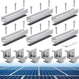 Anbte Solarmodul Halterung Kit, 6 Stück 200mm