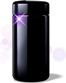 ANCEVIA edles Violettglas Vorratsglas 100 ml
