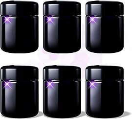 ANCEVIA edles Violettglas Vorratsglas 50 ml –