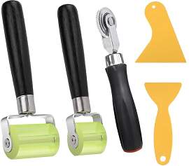 Andrückroller, 3 Stück Andrückrolle