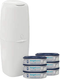 Angelcare Windeleimer Angelcare, Weiß Hochglanz,
