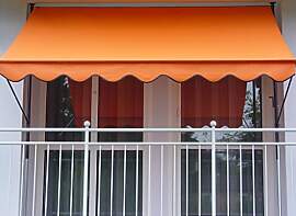 Angerer Klemmmarkise Standard mit Handkurbel,