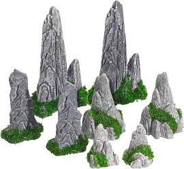Angoily Miniatur Steingarten Deko Ornament