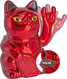 ANGRY CAT Mini Winkekatze Lucky CAT - SOLAR
