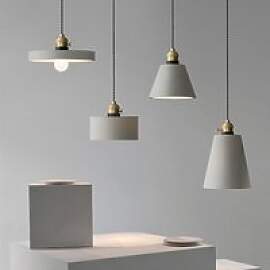 Anhänger Lampenschirm Silikonform Beton
