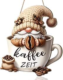 ANHUIB Kaffee Wandschild Wanddeko für Küche