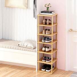 Aniston 7-Etagen-Schuhregal aus Bambus,