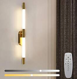 ANKBOY Wandlampe Gold Innen Innen Dimmbar mit