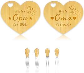 ANKUOFUA Frühstücksbrettchen Oma & Opa