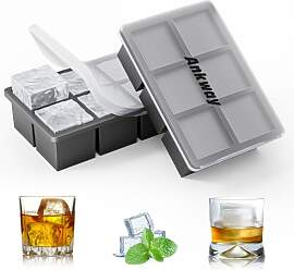 Ankway Große Eiswürfelform 2er-Pack,