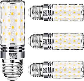 Anmossi E27 LED Lampe 12W,Warmweiß 3000K E27 Mais 